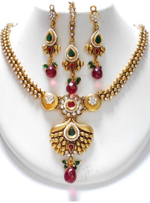 Polki Necklace Set
